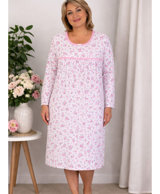 Байковая женская сорочка Pafully collection