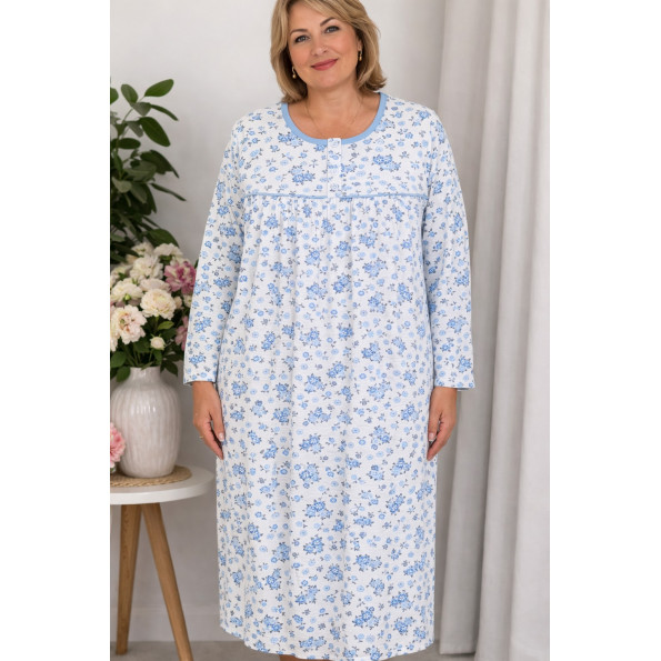 Байковая женская сорочка Pafully collection