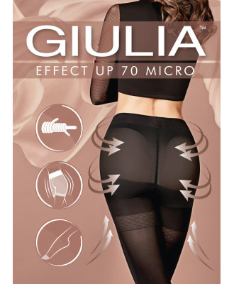 Колготки моделирующие GIULIA Effect Up micro 70 den