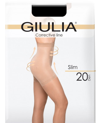 Колготки з підтягуючими шортиками GIULIA Slim 20 den