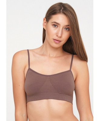 Бесшовный топ на тонких бретелях GIULIA CAMI TOP BRASSIERE