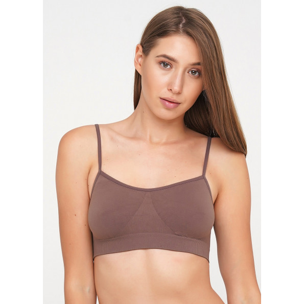 Бесшовный топ на тонких бретелях GIULIA CAMI TOP BRASSIERE