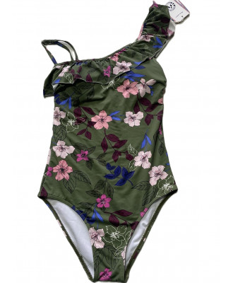 Суцільний купальник з прінтом Samegame 138 Зелений 