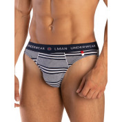 Мужские хлопковые слипы Lama 723