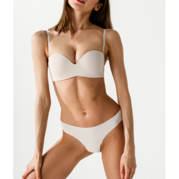 Бюстгальтер балконет с двойным push-up Luna 1511 Magnolia