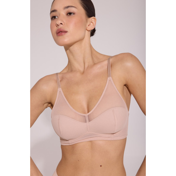 Полумягкий бюстгальтер без косточек Luna 1525 Moncerat