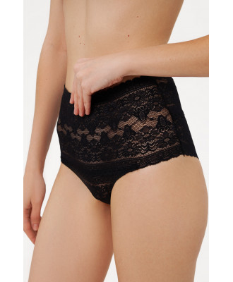 Високі трусики бріфи з мережива Luna 5176Br Agnesa