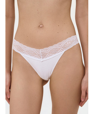 Бавовняні трусики з мереживом Luna 5178