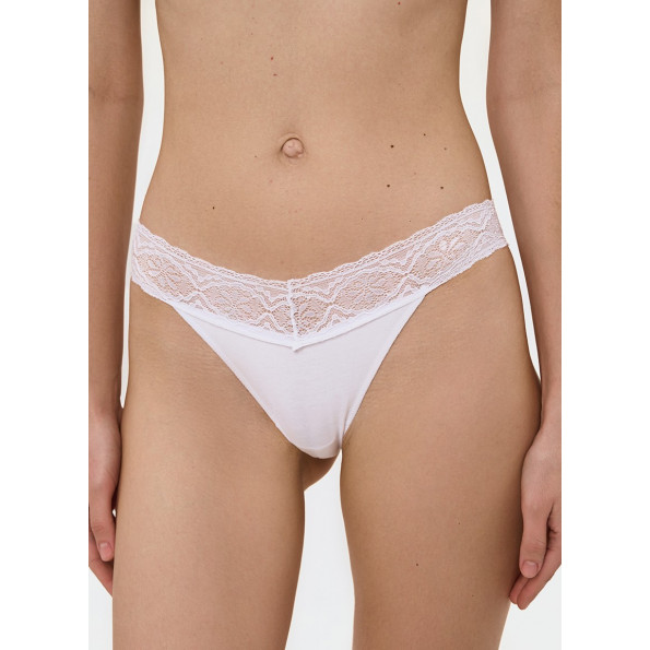 Бавовняні трусики з мереживом Luna 5178