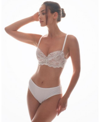 Комплект білизни з мереживом Marta Lingerie 215 Bianca