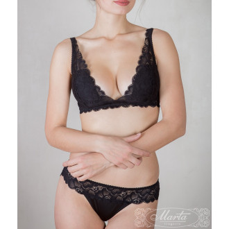 Бюстгальтер-браллет без кісточок Чорний Marta Lingerie 224 