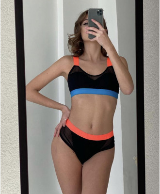 Комплект з тонким поролоном на широких бретелях Marta Lingerie 274 RAINBOW