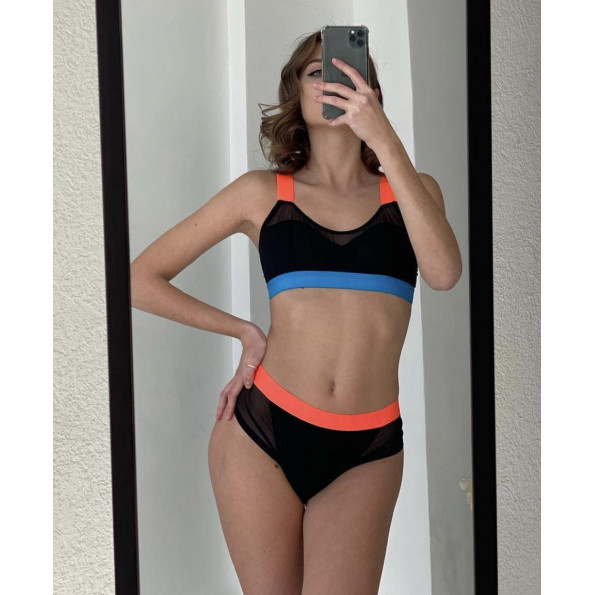 Комплект з тонким поролоном на широких бретелях Marta Lingerie 274 RAINBOW