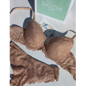 Мереживний бюстгальтер push-up Zhu Zha 493 Vicky, Тілесний