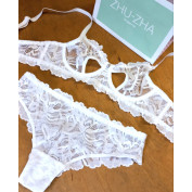 Кружевной белый бюстгальтер Zhu-Zha 531 Nikole