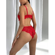 Кружевные высокие бразилиана ZHU ZHA 11 