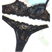 Кружевные стринги с регуляторами Zhu Zha 424 