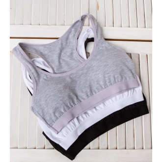 Бавовняний топ на широких бретелях Nicoletta 116321 