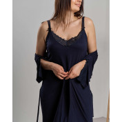 Віскозний комплект (халат та сорочка) Nicoletta 84278