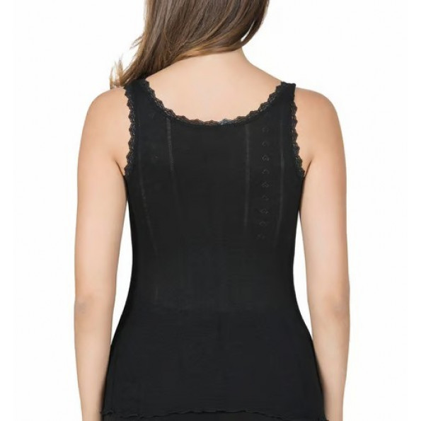 Женская майка с кружевом Nicoletta 23493