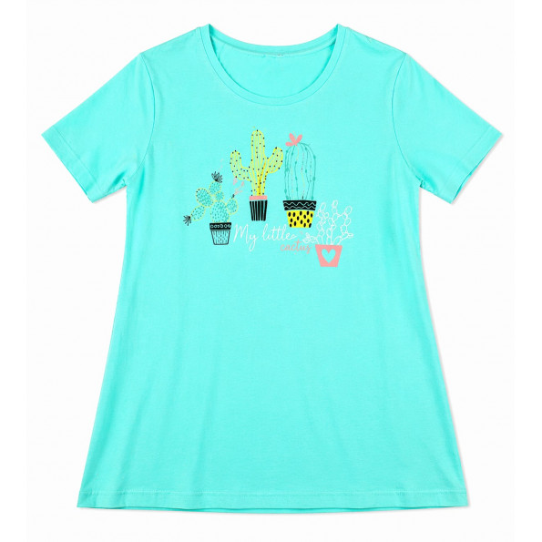 Хлопковая пижама с бриджами 32028 Кактус