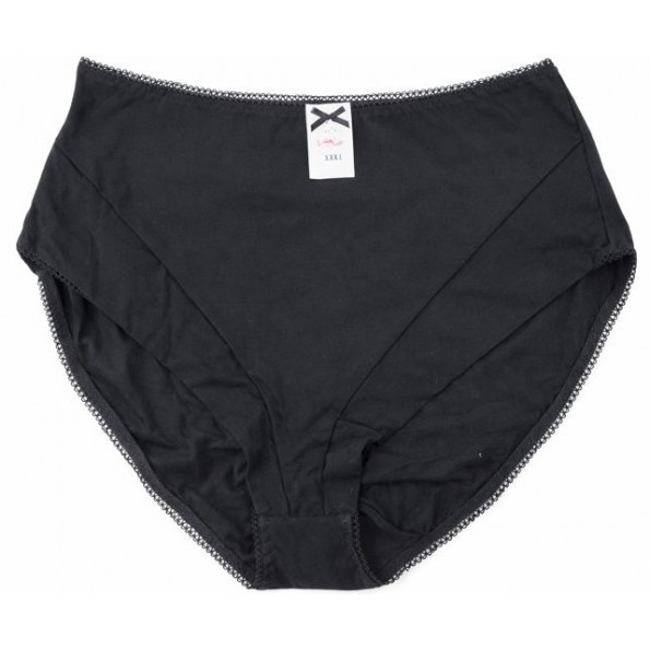 Хлопковые черные трусики слип Siluet 23 Хлопковые черные трусики слип Siluet 23