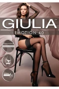 Панчохи на силіконовій основі GIULIA EMOTION 40 den, Nero