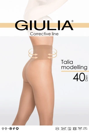 Колготки утягивающие с высокой талией Talia 40 den, Giulia