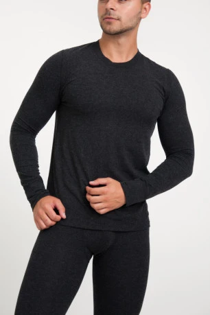 Термоджемпер чоловічий Wool Comfort Kifa 611 Чорний