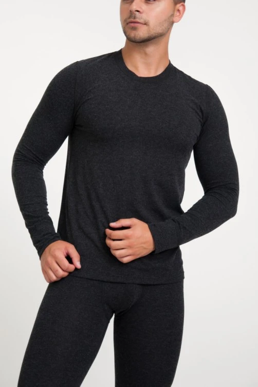 Термоджемпер чоловічий Wool Comfort Kifa 611 Чорний