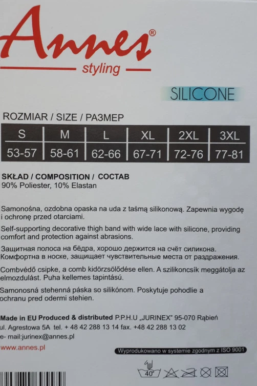 Сатинові бандалетки від натирання ANNES Satin Thigh Band