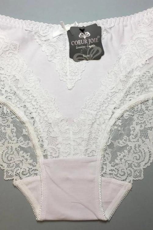 Женские хлопковые трусики Coeur Joie черные
