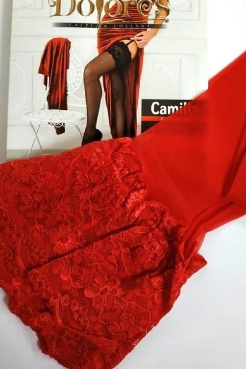 Чулки под пояс DOLORES Camilla 20 den erotic line