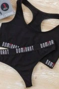 Хлопковый комплект 3 в 1 (Топ, стринги, шортики) Dominant 95000