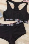 Хлопковый комплект 3 в 1 (Топ, стринги, шортики) Dominant 95000