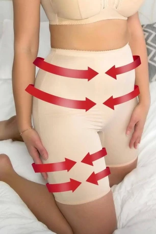 Коригуючі панталони Elita 259 Тілесні