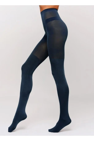 Колготки з імітацією ботфорт GIULIA Pari Shine 100 den (navy)