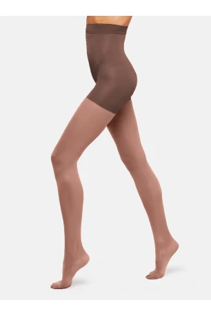 Корректирующие колготки GIULIA Slim 20 den Cappuccino