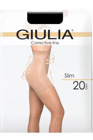 Колготки з підтягуючими шортиками GIULIA Slim 20 den