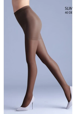Корректирующие колготки GIULIA Slim 40 den, Cappuccino