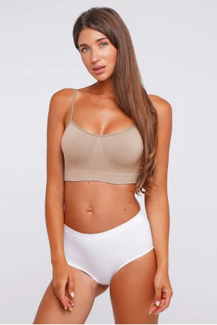 Бесшовный топ на тонких бретелях GIULIA CAMI TOP BRASSIERE