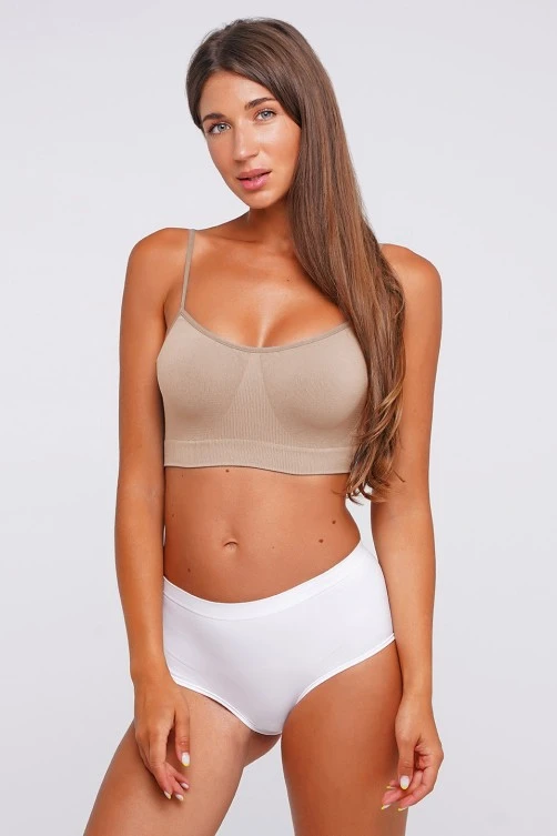 Бесшовный топ на тонких бретелях GIULIA CAMI TOP BRASSIERE