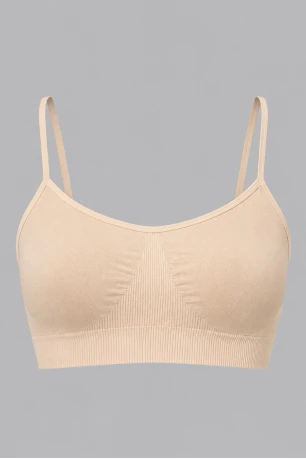 Бесшовный топ GIULIA CAMI TOP BRASSIERE, Бежевый