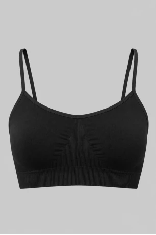 Бесшовный топ GIULIA CAMI TOP BRASSIERE, Черный