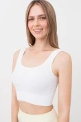 Топ в рубчик на широких бретелях GIULIA TOP RIB