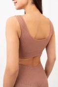Топ в рубчик на широких бретелях GIULIA TOP RIB