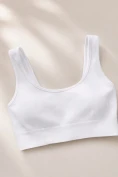 Топ в рубчик на широких бретелях GIULIA TOP RIB