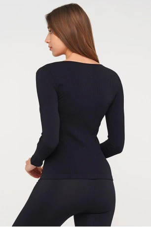 Жіночий джемпер в рубчик MAGLIA RIB, р L-XL