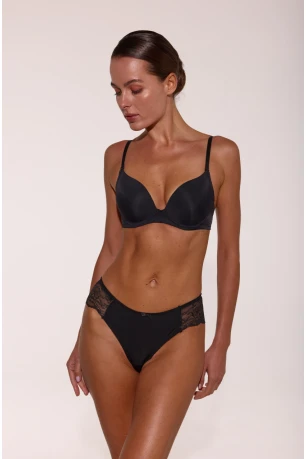Бюстгальтер с двойным push-up Luna 1503 Viola, Черный