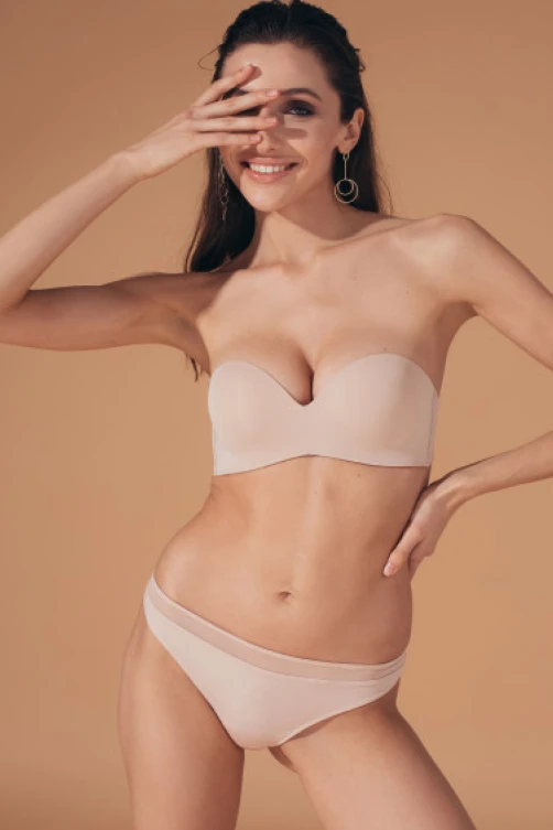 Бюстгальтер балконет з подвійним Push-Up Luna 1511 Magnolia